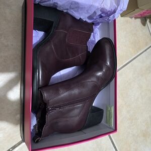 Giani Bernini Dark Burgundy Ankle Booties